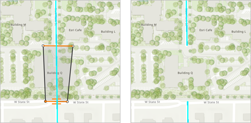 Remove geometry from a line feature Remove geometry from a line feature